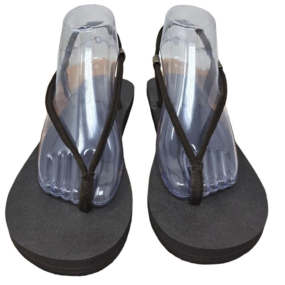 Sanuk Brown Ankle Strap Women's Summer Sandals 10